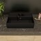 Alfi Brand ALFI brand ABC901-BM Black Matte 24" Modern Rectangular Above Mount Ceramic Sink with Faucet Hole ABC901-BM - alternate 5